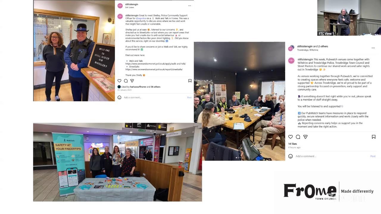 Frome Town Council Meeting 14 January 2026