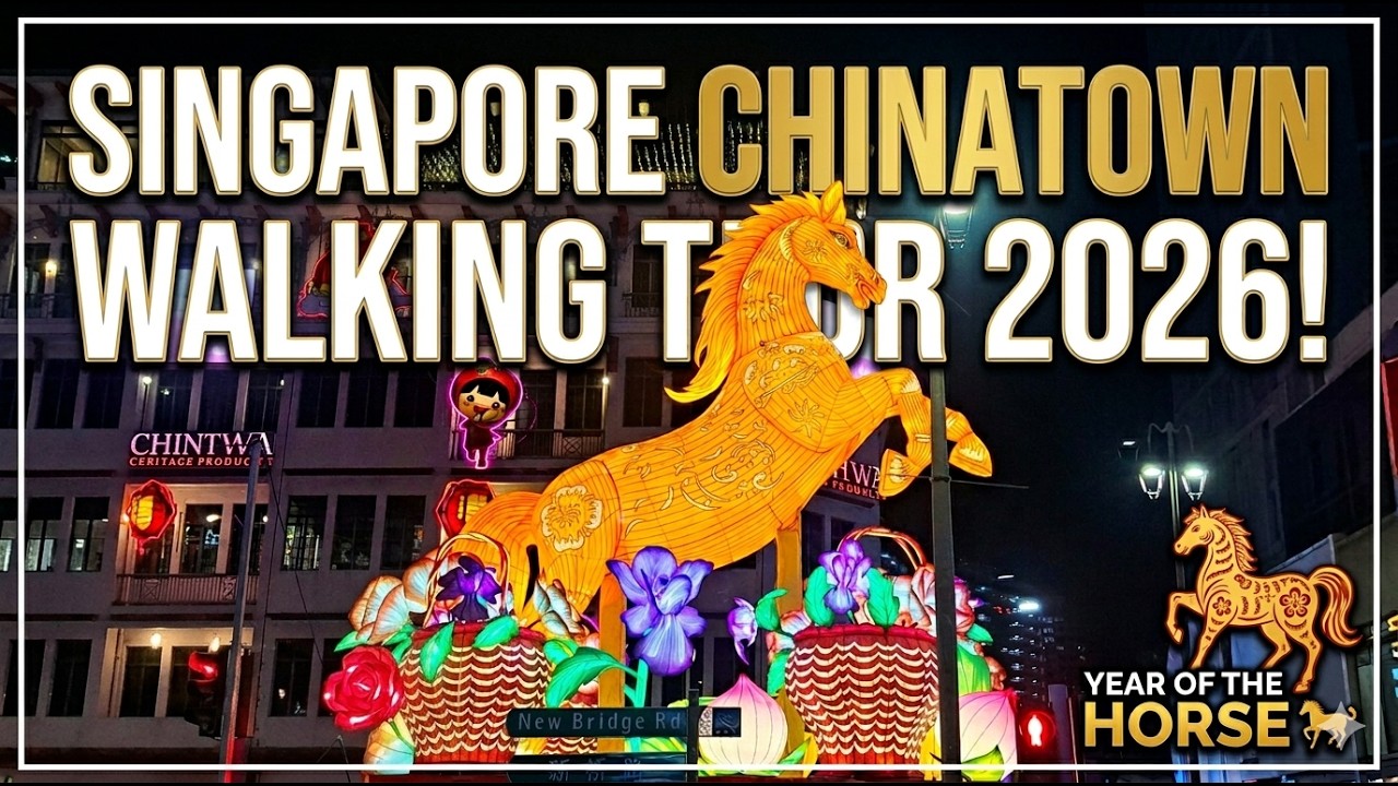 Chinatown Singapore 2026 | Year of the Horse Street Vibes 🐎