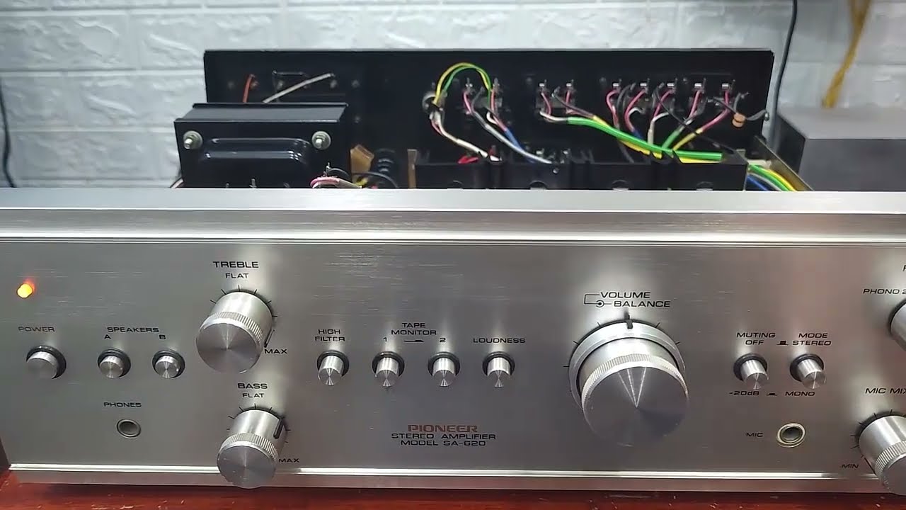 amply pioneer sa 620 - dòng cổ xuất âm tụ, chất âm hay
