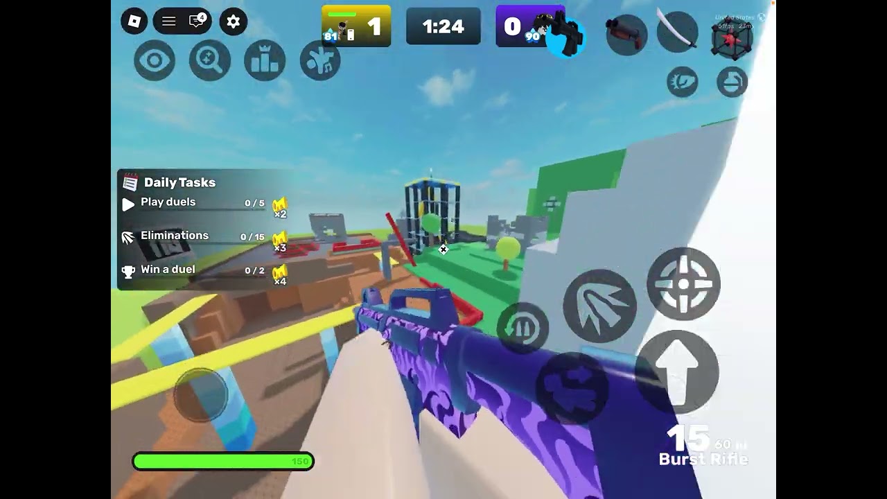 Crazy clip with sub space landmine