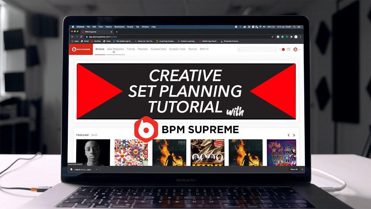 I planned a creative DJ mix using BPM Supreme record pool! (Follow my process...)