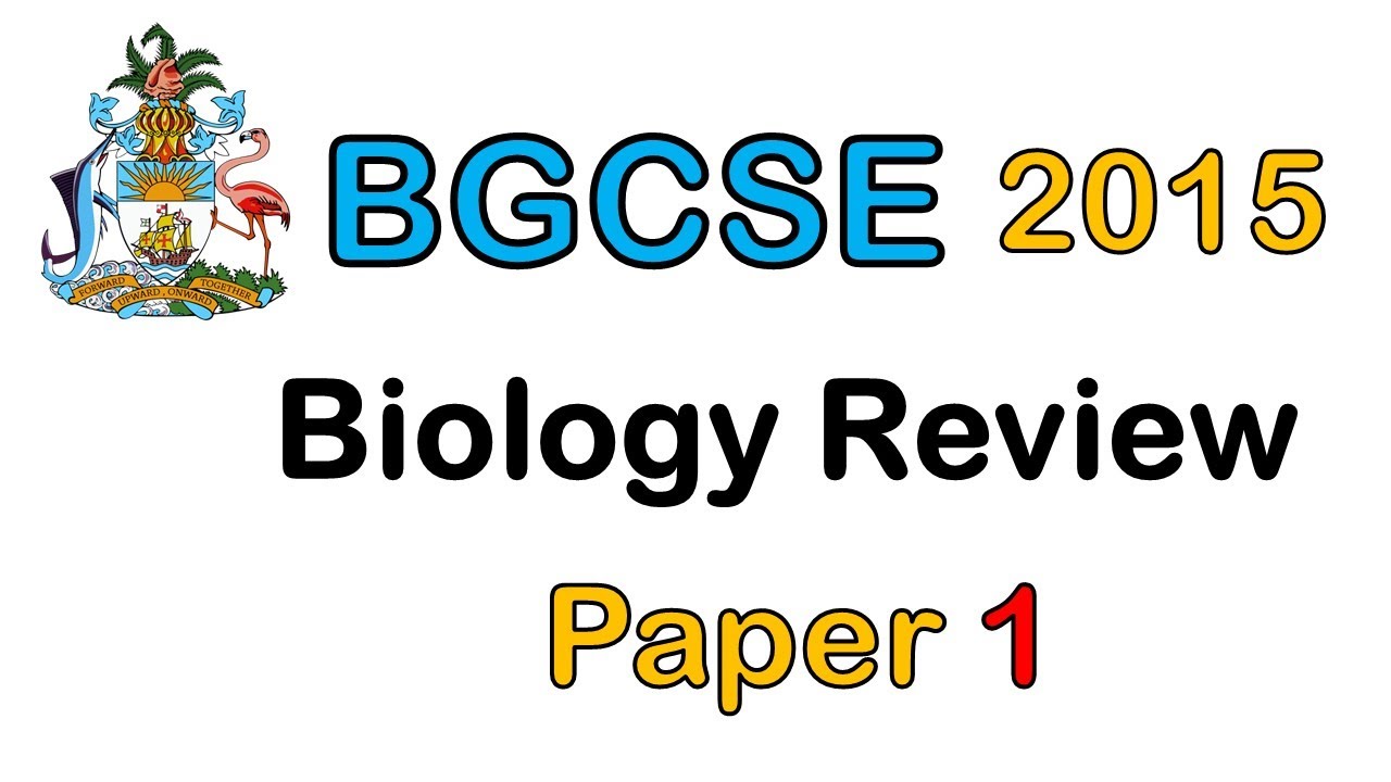 BGCSE BIOLOGY 2015 Paper 1