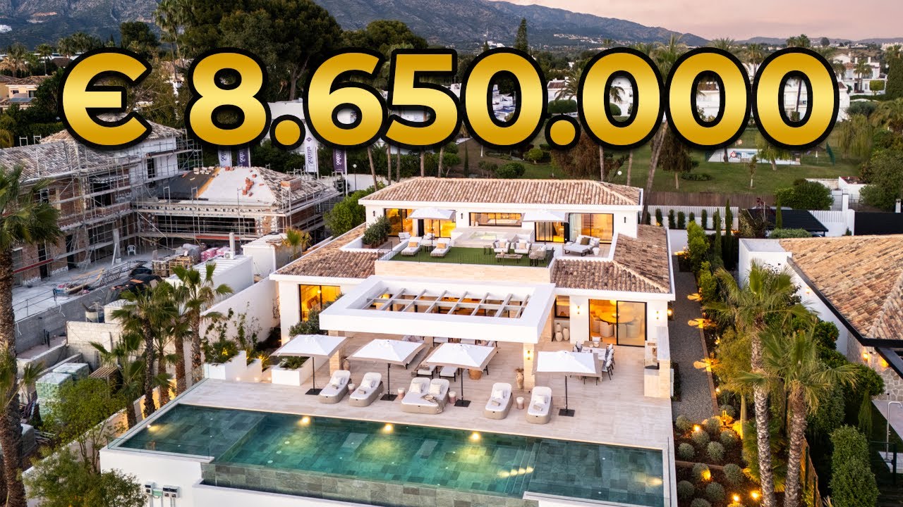 Inside 8.6M EXQUISITE VILLA FOR SALE in Marbella Spain 2025 | Zimmer Estates | Villa Azteca