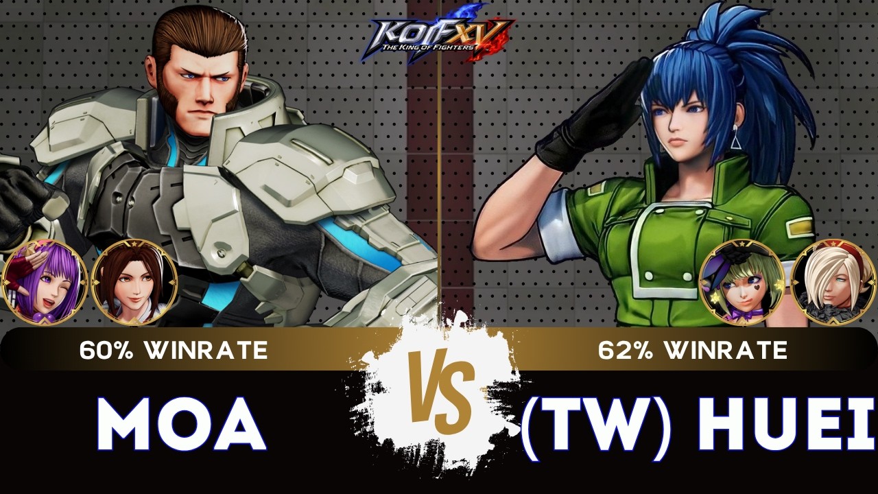 KOF XV ▰ MOA (Mai/Maxima/Athena) 🆚 (TW) HUEI (Sylvie/Leona/Ash) 🎞️Replay Match - 3/26