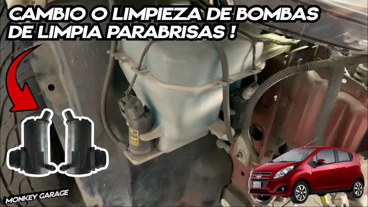 Cambio o limpieza de motores de limpia parabrisas Chevrolet Spark Gt o Beat