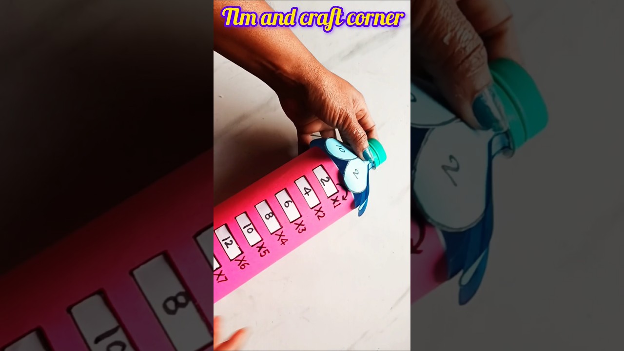 Multiplication Tables Working Model / Easy Maths TLM