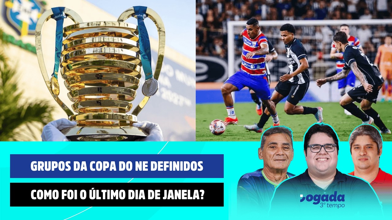 GRUPOS DA COPA DO NE DEFINIDOS? | COMO FOI O ÚLTIMO DIA DE JANELA? | JOGADA 3º TEMPO 03/03/2026