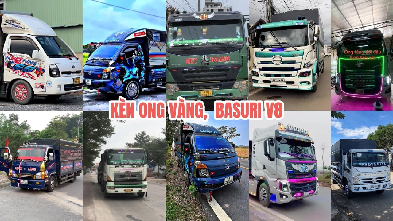 Tổng Hợp Bóp Kèn Ong Vàng, Basuri V8 Cực Hay