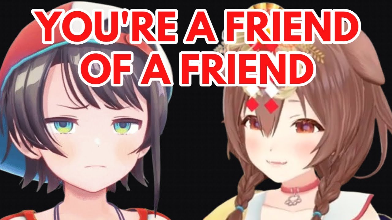 Korone Treats Subaru as a Friend of a Friend