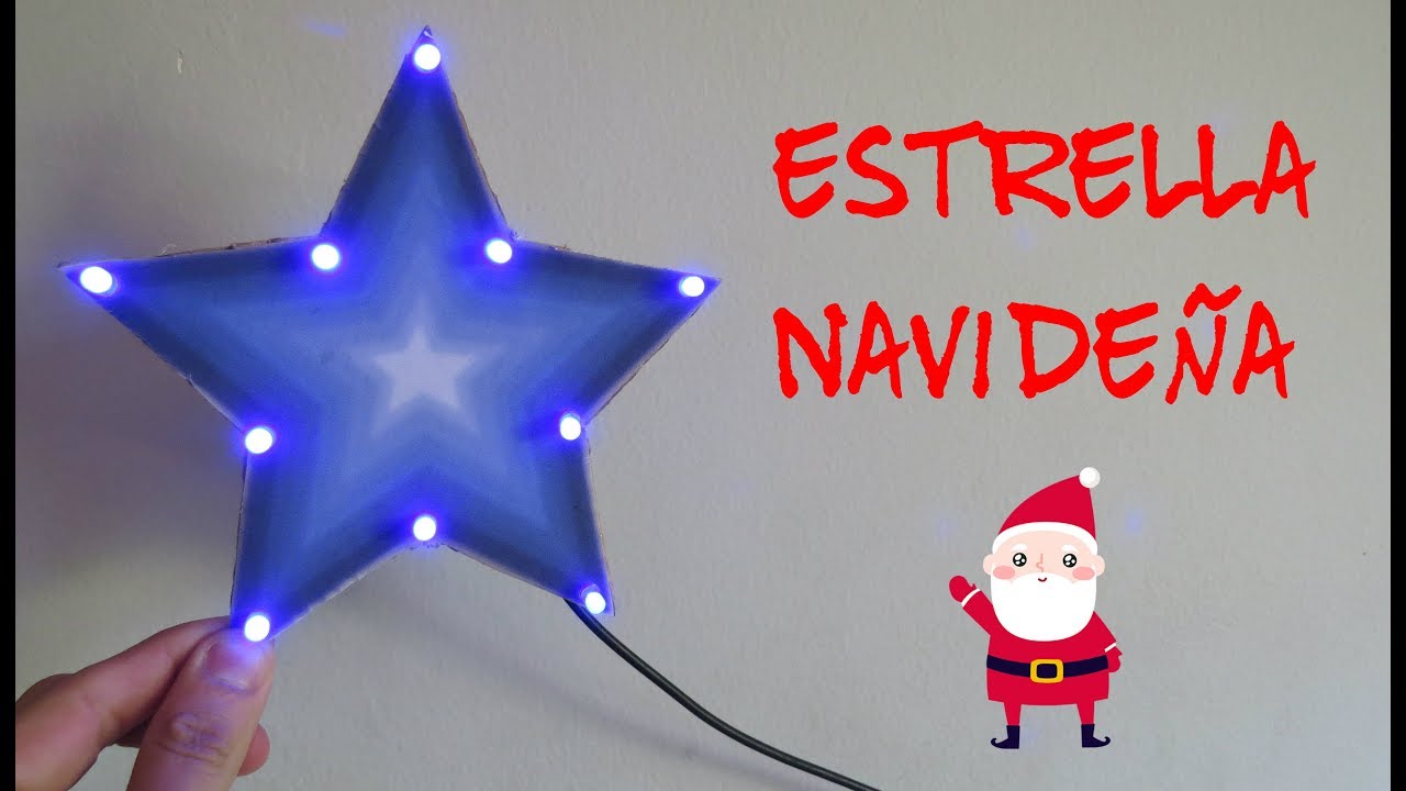 Como hacer una Estrella navide&ntilde;a con LEDS/Idetronic