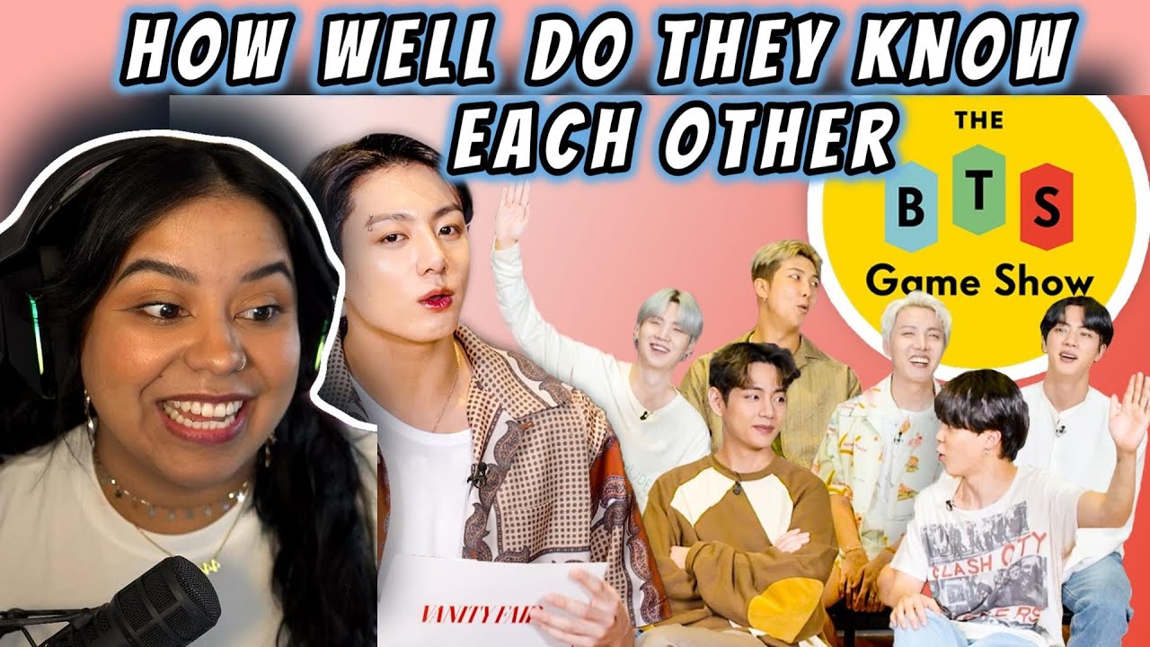 THE BTS GAME SHOW REACTION | How well does bts know each other?