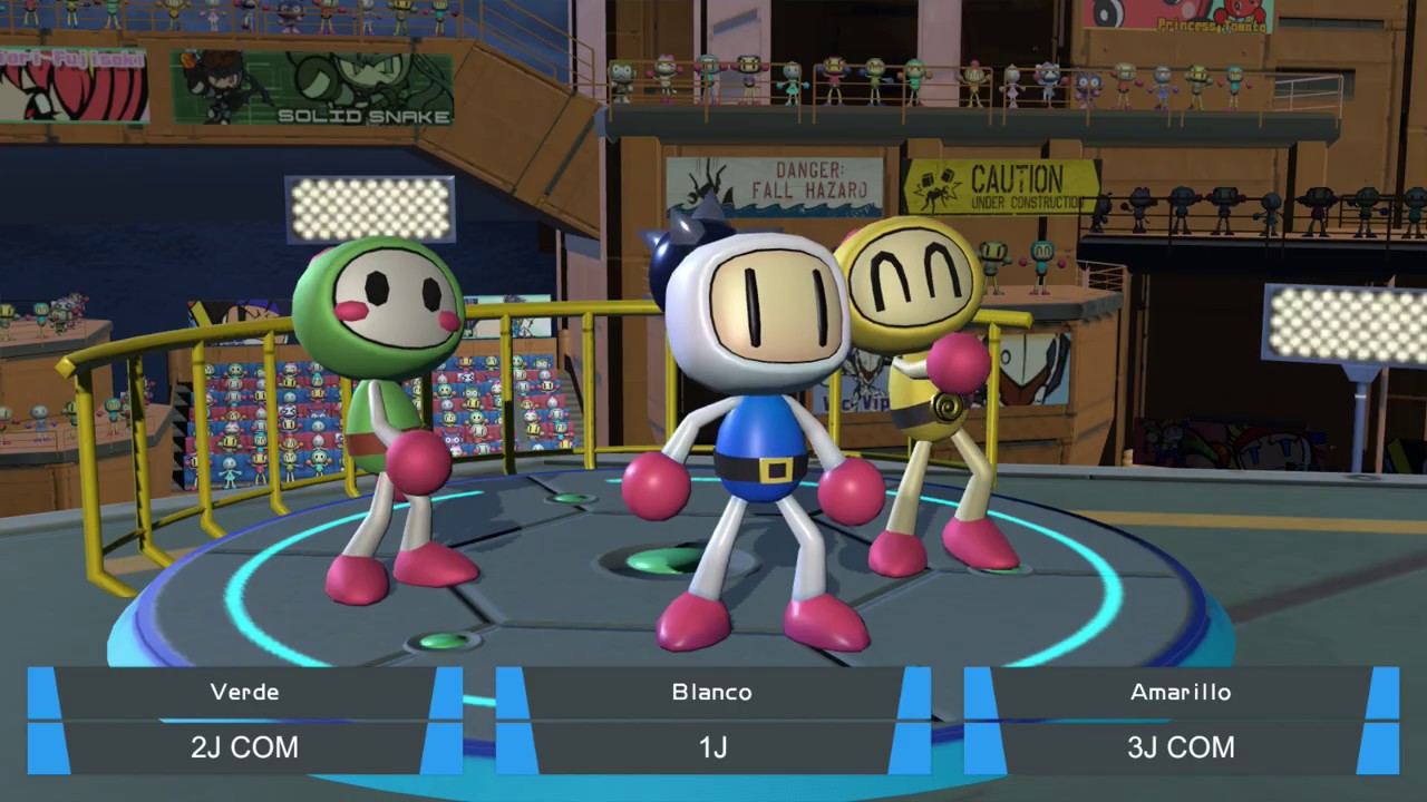 Super Bomberman R Gran Premio Puestos de Control.