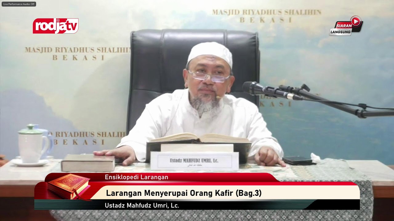 [LIVE] Ustadz Mahfudz Umri, Lc | Ensiklopedi Larangan
