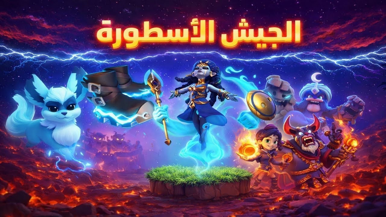 كيف تمسح أي تصميم 🔥 استراتيجية النيزك والبطلة الماشية في كلاش اوف كلانس ⚔️