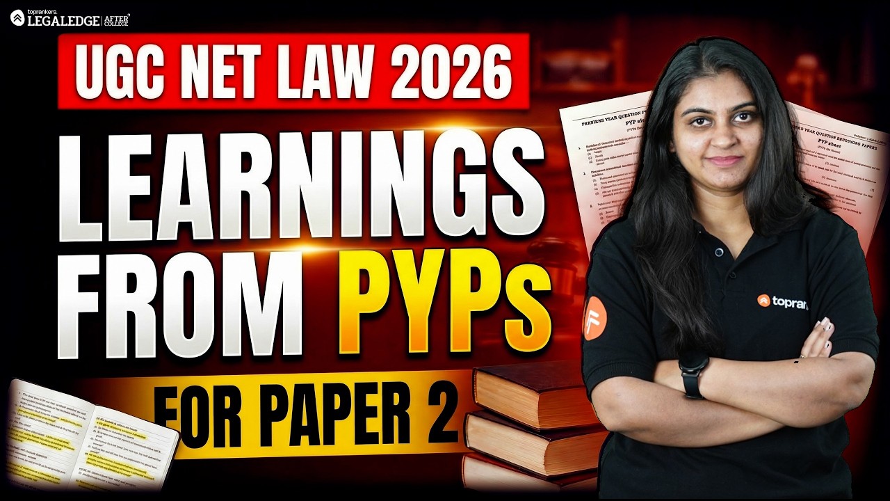 UGC NET Law 2026: What to Learn from Previous Year Papers? ⚠️ DO NOT Make This Mistake!