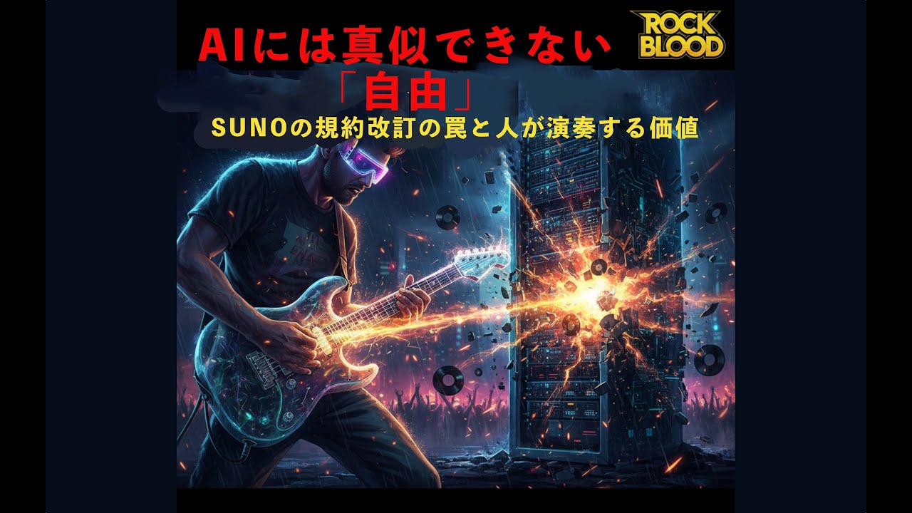 「AIには理解できない『本質』」～SUNO新規約の罠と人間が奏でる価値～
