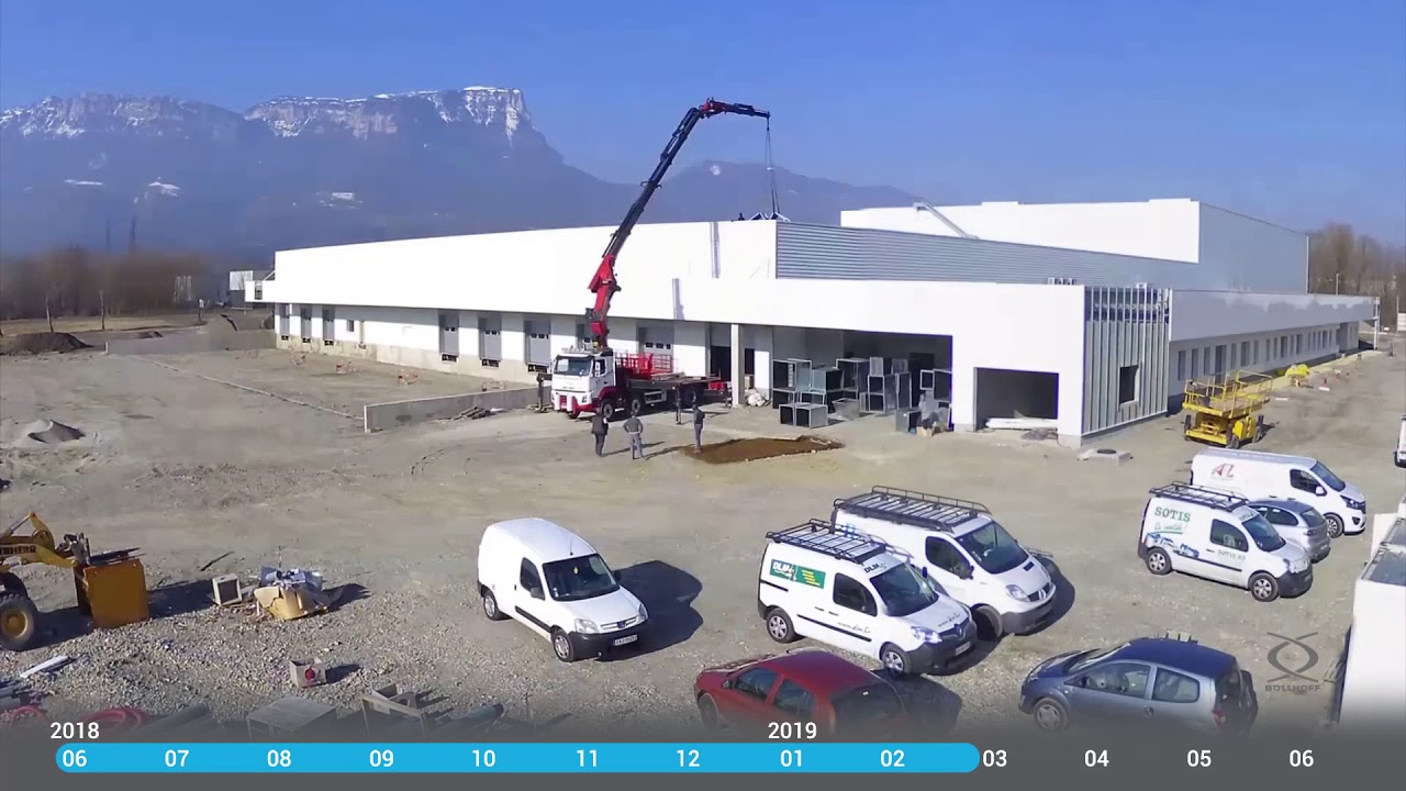 Timelapse &ndash; New logistic center in France