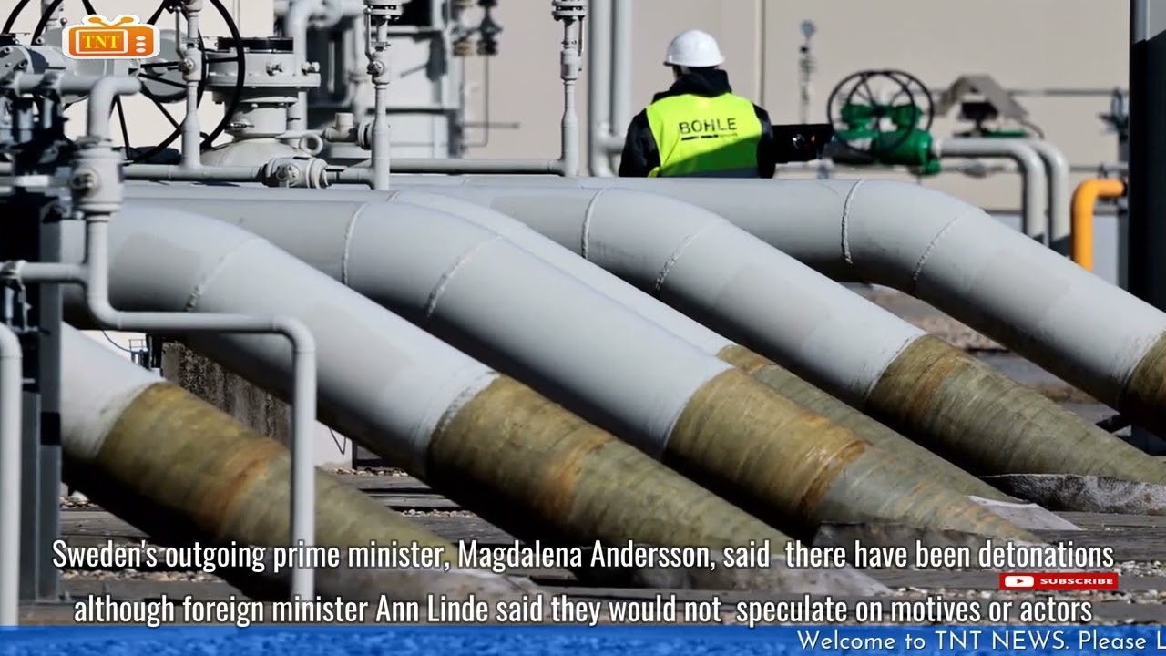 European leaders blame sabotage as gas pours into Baltic from Nord Stream pipelines