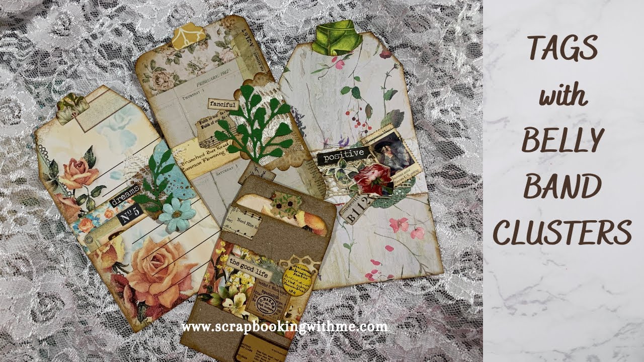 NEW | SCRAP TAGS WITH BELLY BAND CLUSTERS #msscrapbusters