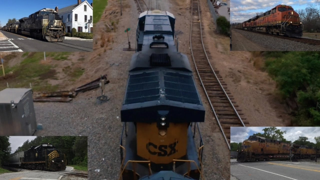 Train Highlights of 2025! NS CSX UP Etc...Freight Trains Engine's Horns Locomotives.....