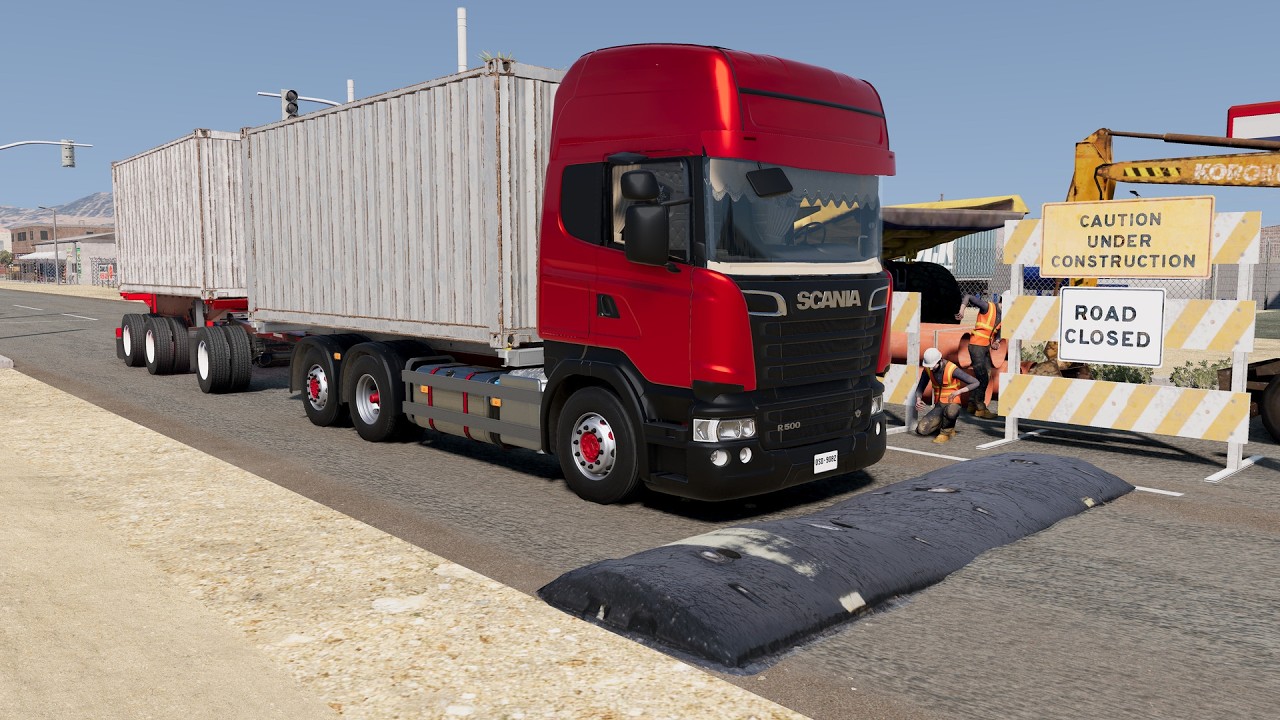Trucks vs SpeedBump