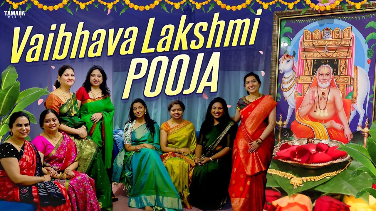 Vaibhava Lakshmi Pooja🪔 | Ladies gathering | Saree Pleating tips | It's Sushma's