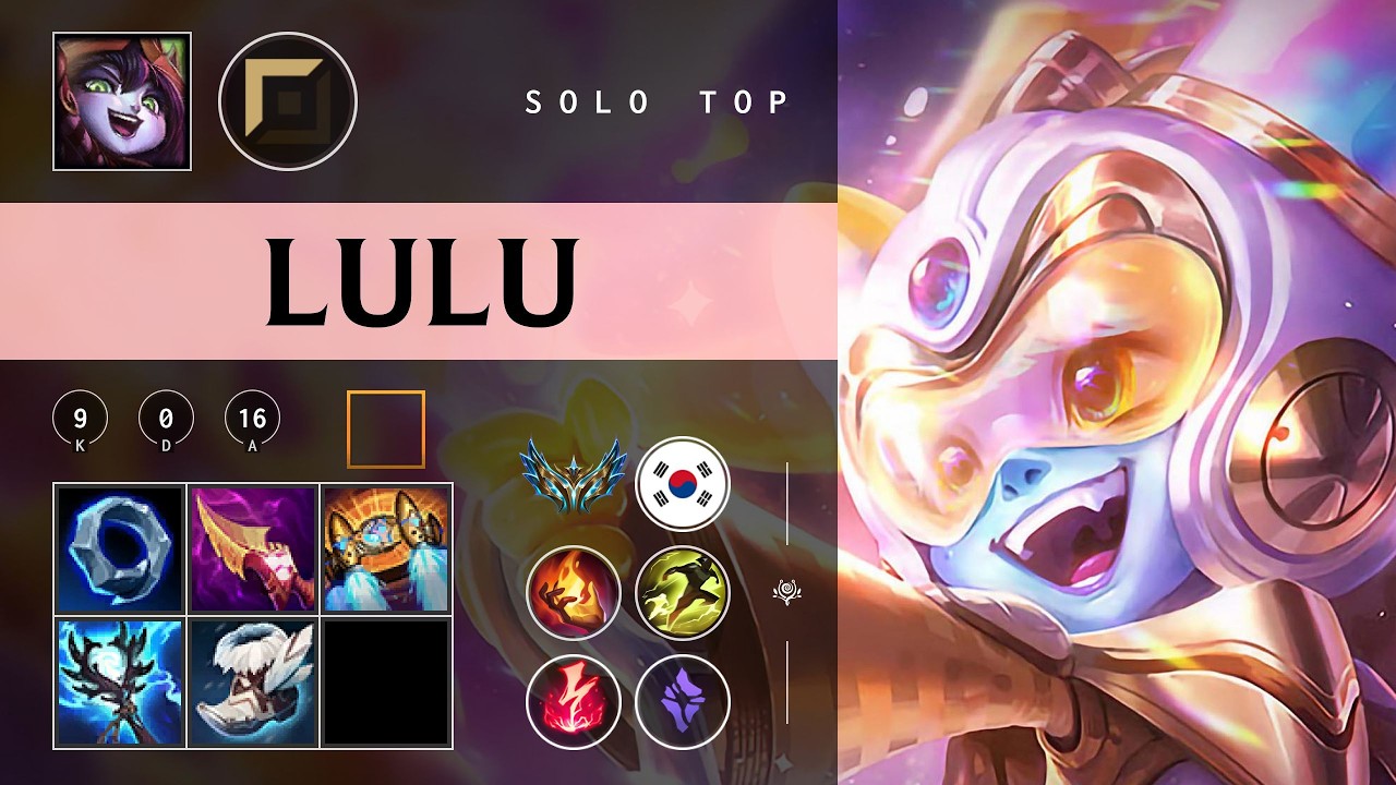 Lulu Top vs Anivia - KR Challenger Patch 26.03