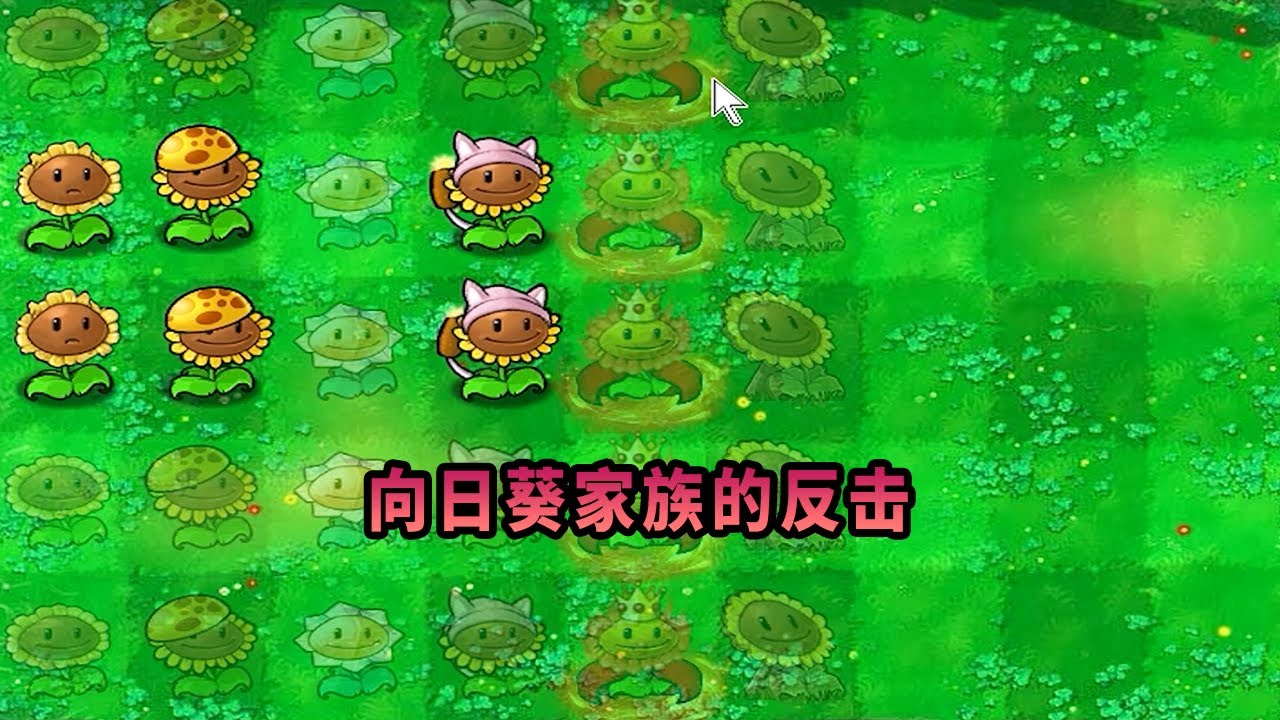 【植物大戰僵尸】向日葵家族的反擊！