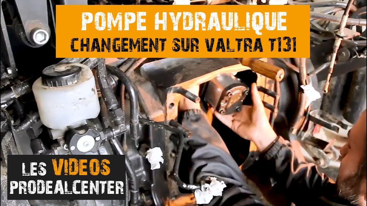 Remplacer la Pompe Hydraulique sur tracteur Valtra : quelle GALÈRE !
