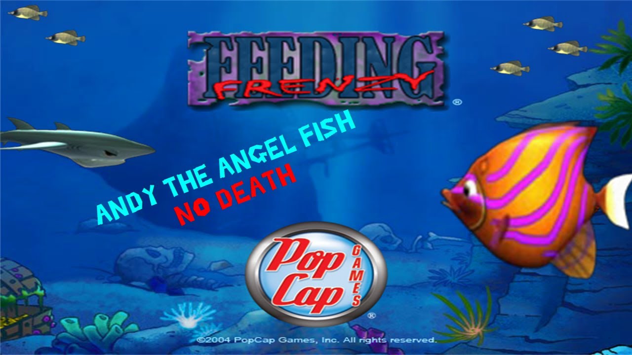 Feeding Frenzy Andy the Angel Fish No Death | No Commentary
