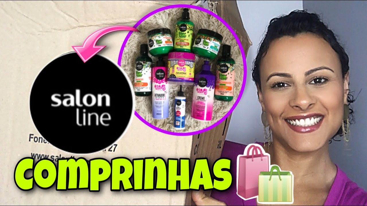 COMPRINHAS NO SITE DA SALON LINE 🤩 *Comprei muita coisa*