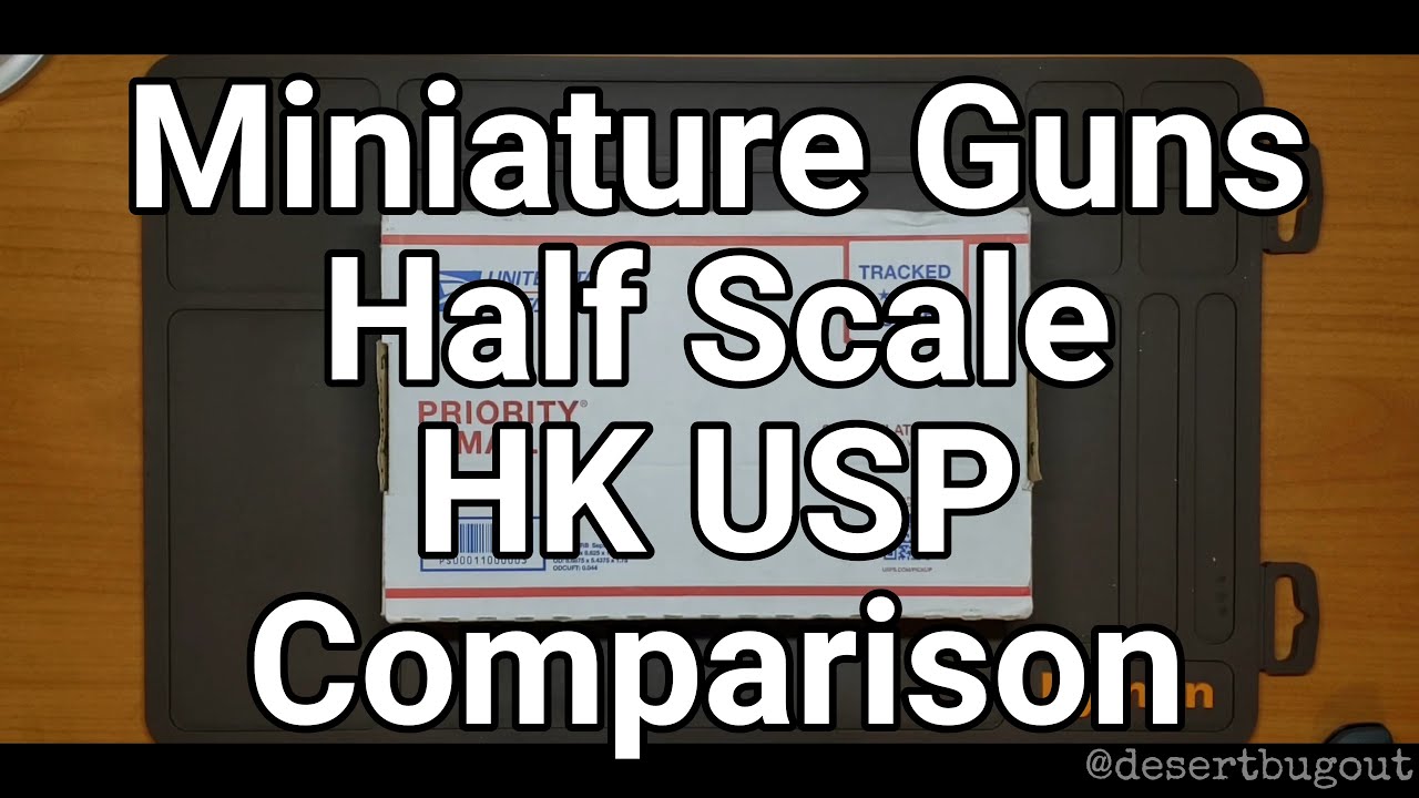 Miniature Guns Half Scale HK USP Comparison