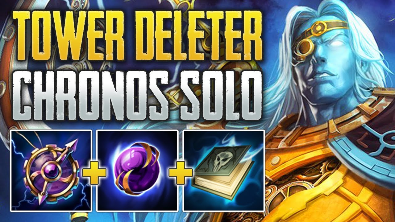 SPLIT PUSH CHRONOS IS A MENACE! Chronos Solo Gameplay (SMITE Conquest)