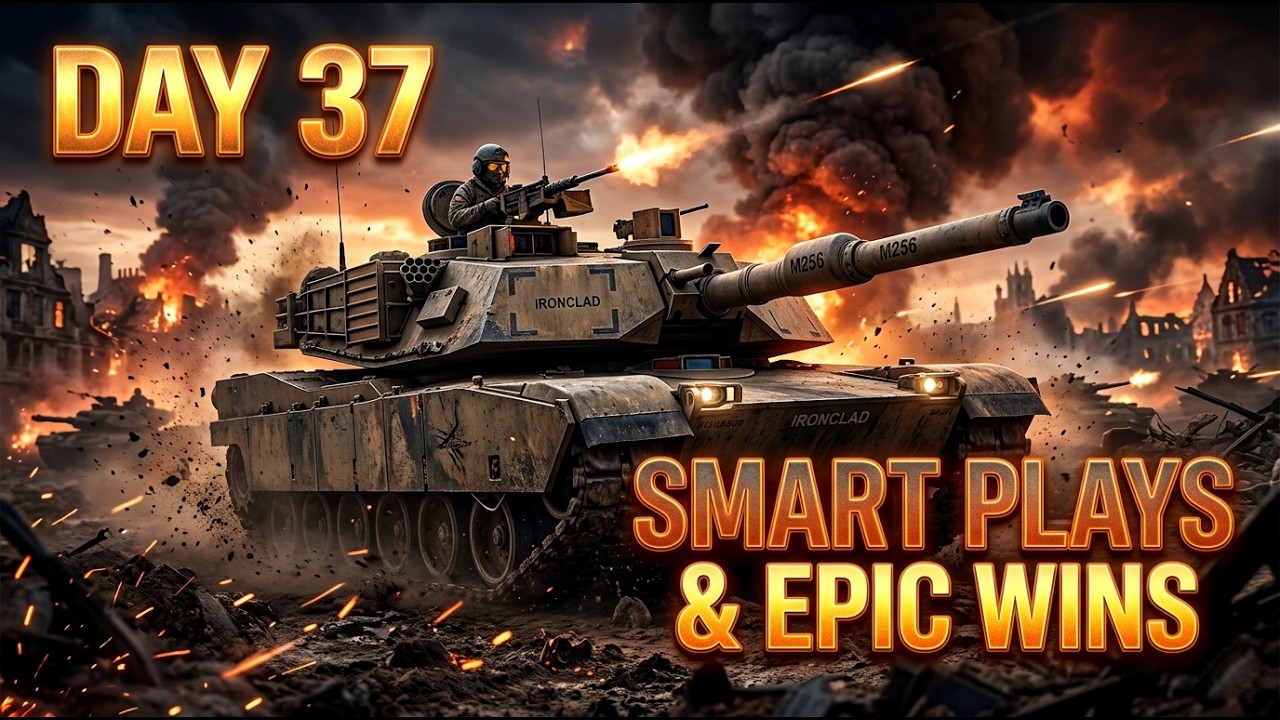 World of Tanks Blitz | Day 37 – Smart Plays & Big Victories 🔥