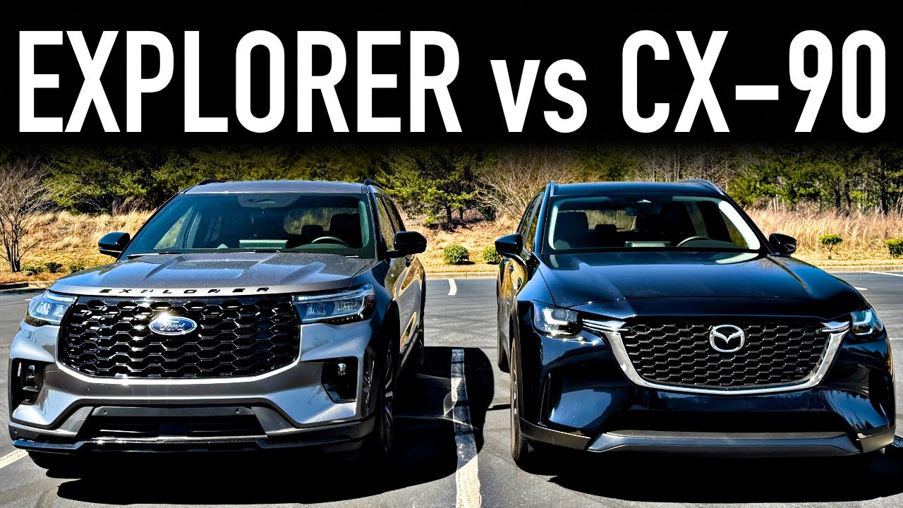 2025 Ford Explorer vs Mazda CX-90.. Which 3-Row is Better?