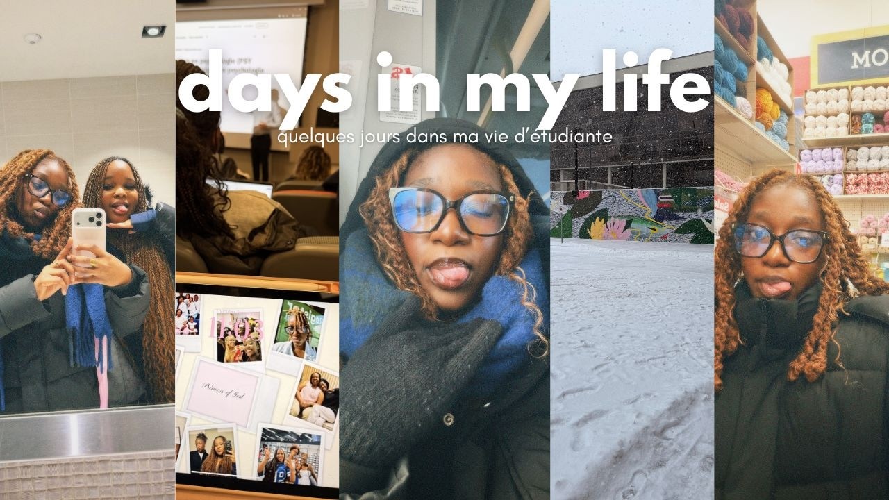 uni diaries 💌 | quelques jours dans ma semaine d'étudiante 🥸