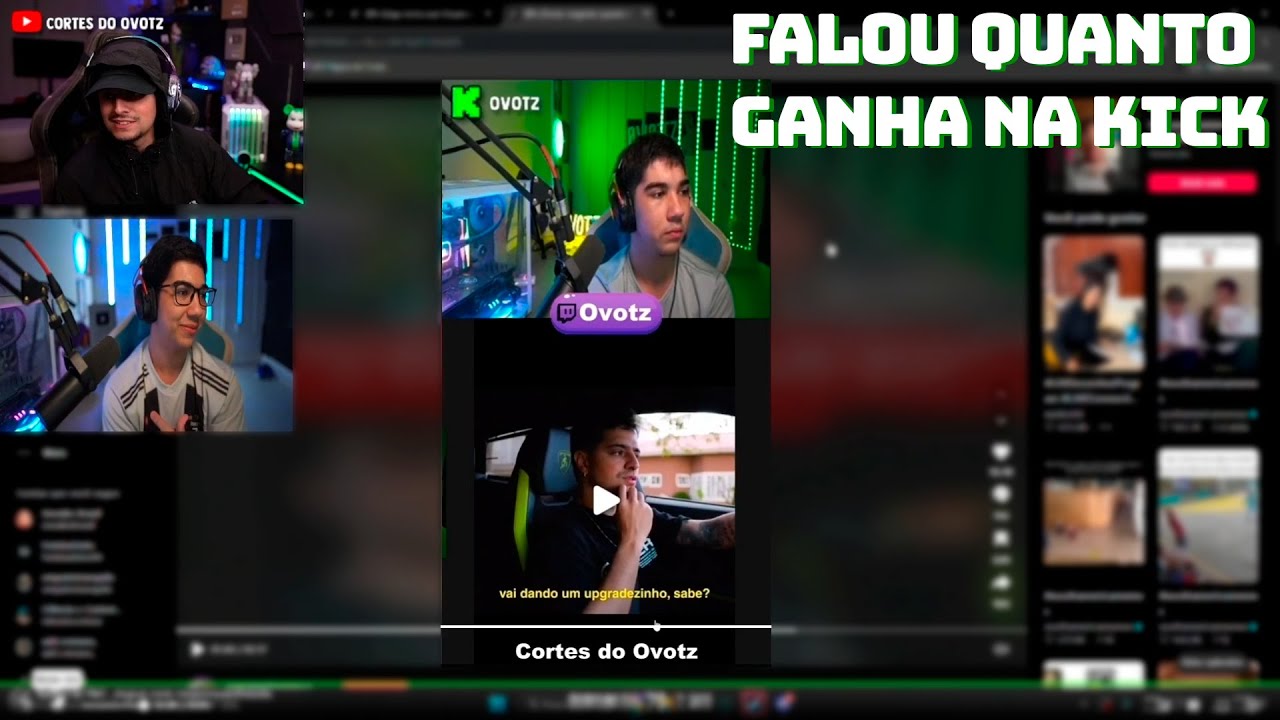 OVOTZ REAGINDO AO CORINGA FALANDO QUE ELE É O QUE MAIS GANHA DINHEIRO + E FALOU QUANTO GANHA
