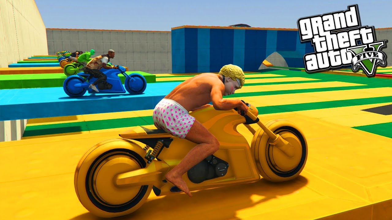 MOTO TRON VS RUNNERS !