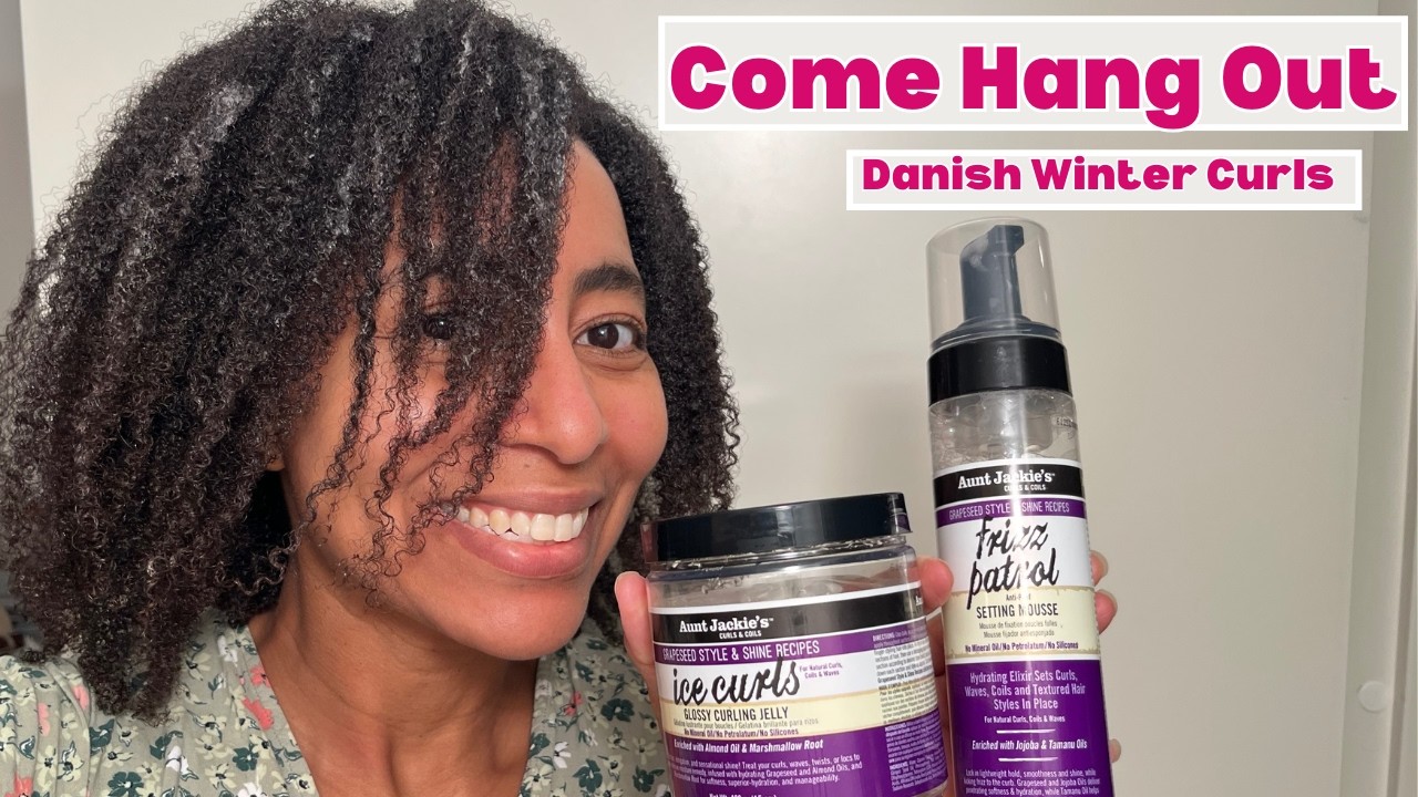 Tangles vs Aunt Jackie’s Gel & Mousse | Gentle 40+ Wash Day in Danish Winter
