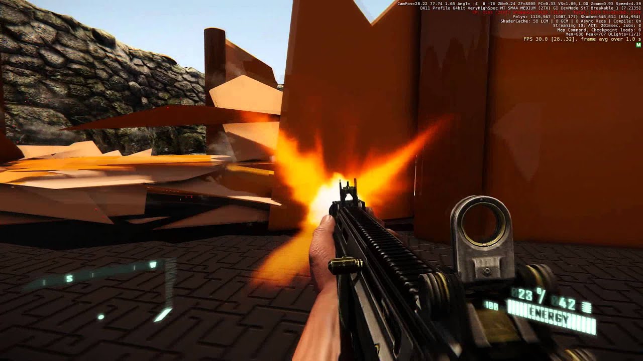 CryEngine3 destruction test