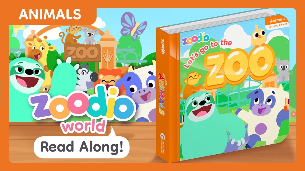 Let's Go to the Zoo | Read Along | Zoo Animals, Storytelling and Reading Activities for Kids
