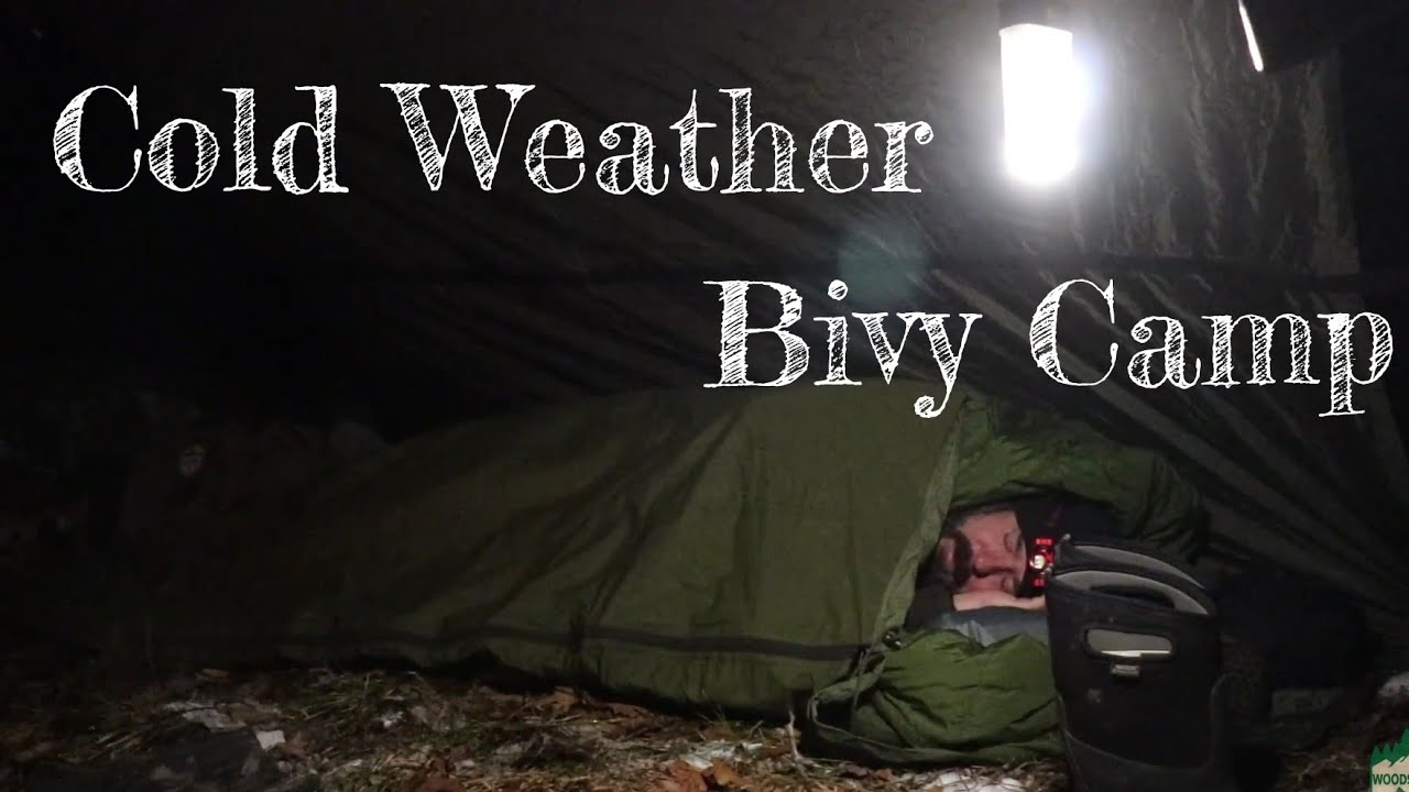 Overnight Cold Camp, No Tent, Military Bivy Bag