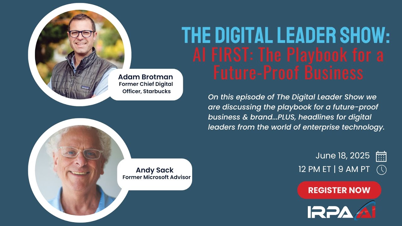 AI First: The Playbook for a Future-Proof Business with Starbucks' former Chief Digital Officer