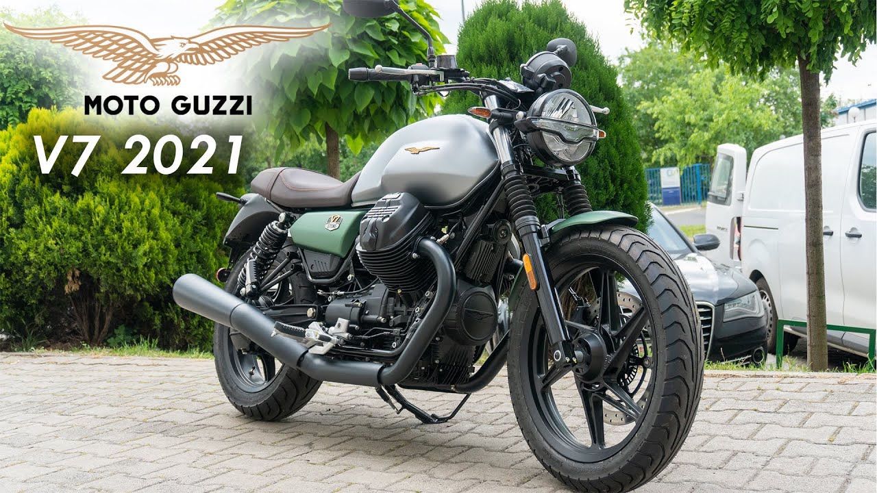 Moto Guzzi V7 850 Stone 2021 - Walkaround, Starting Sound And First Look
