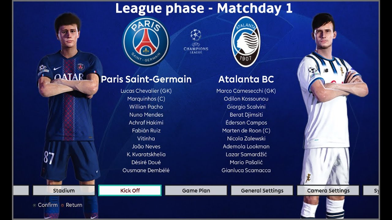 Football Life 2026 - UEFA Champions League PSG vs Atalanta BC