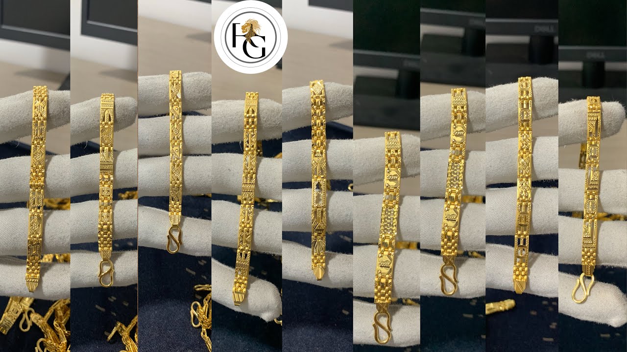 Latest Men&rsquo;s Gold Bracelet Designs | 15 Grams Gold Bracelet