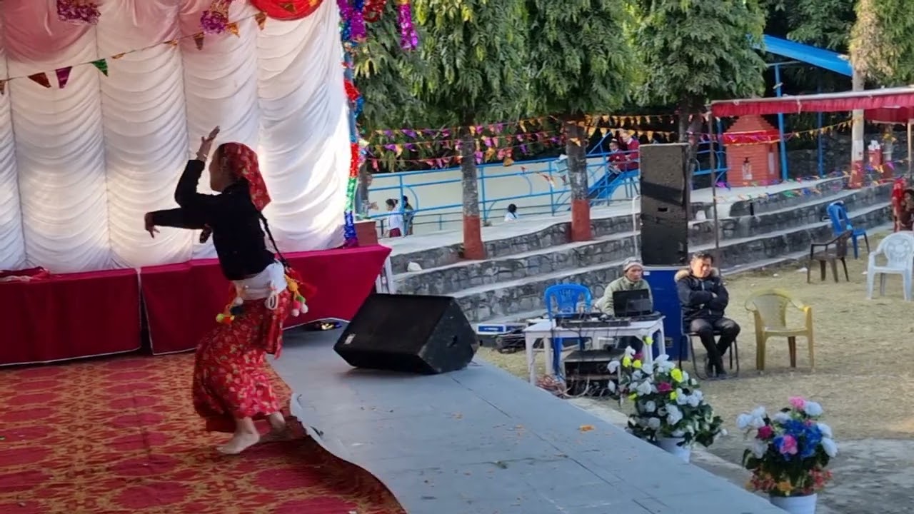 Pokhara Lincoln International College student Ms. Nanda Kumari Gurung performing solo dance