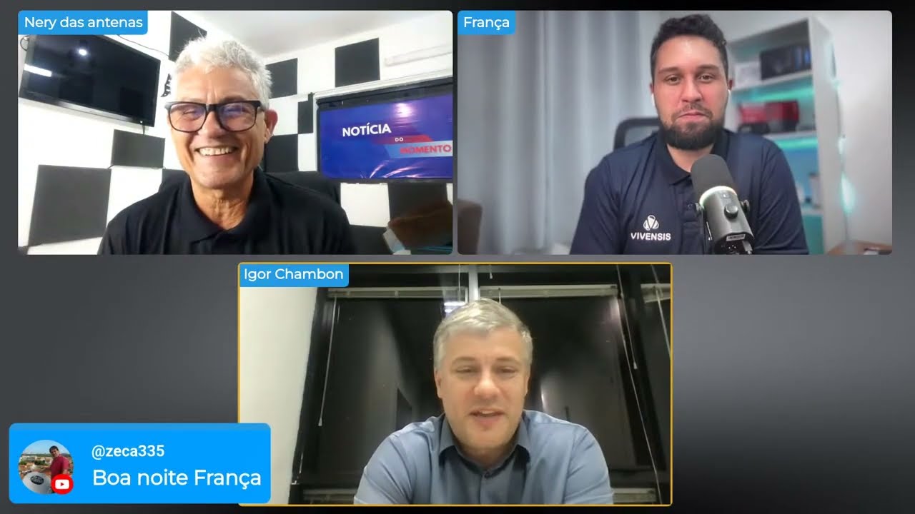 Live sobre a TV3.0 - Com participações especiais Igor Chambom da SKY e Padilha Speedcast