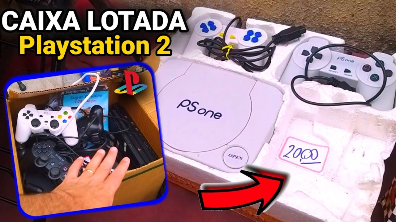 BARATO Playstation na Caixa deu Bom ? / Caçada Gamer na Feira do rolo