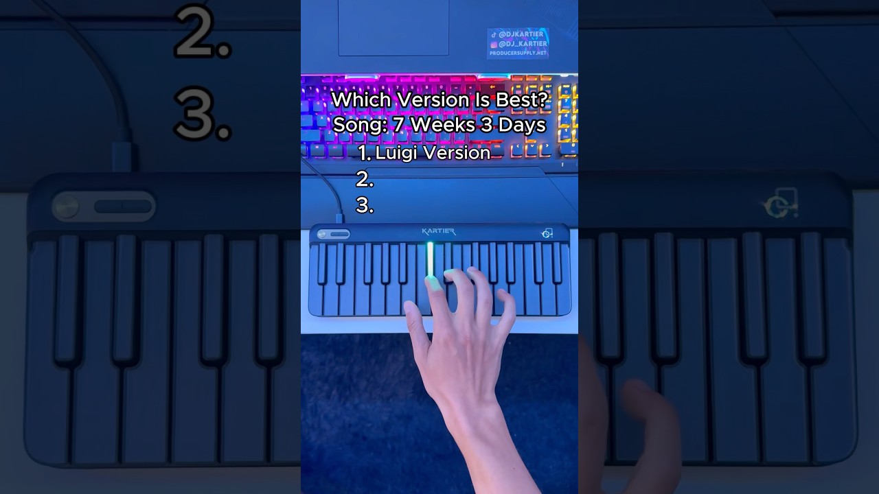 Which Version Of This Song Is Best?👀 (7 Weeks 3 Days)